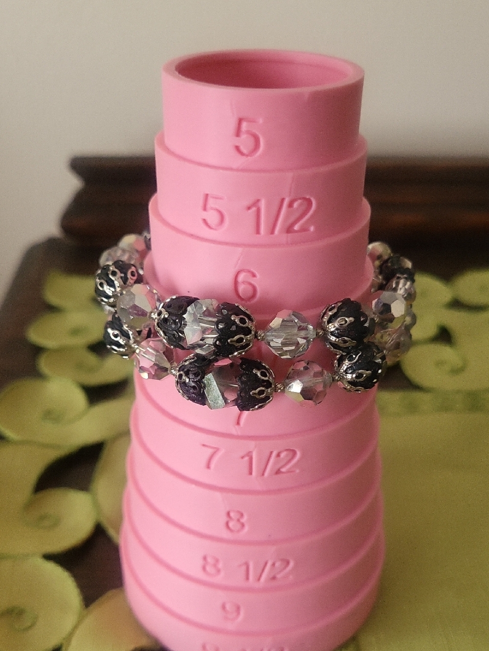 Vintage Crystal Cluster Silver-tone Clip-On Earrings & Bracelet Set